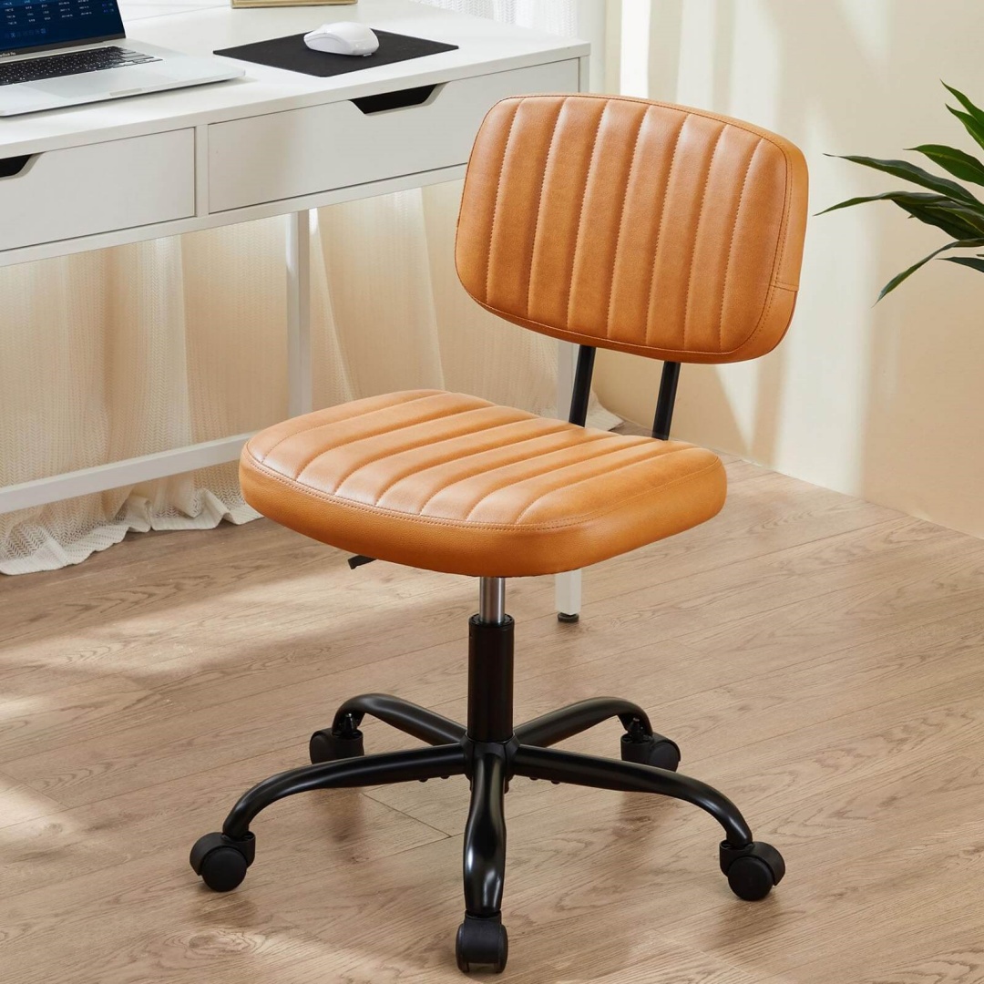 Adjustable Height 360degrees Rolling Swivel Computer Task Chair Without Arm image 31