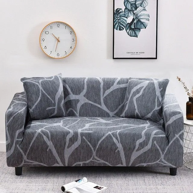 Home Fashion Simple Printing Elastic Sofa Cover Color11 - Shop at LoveMi