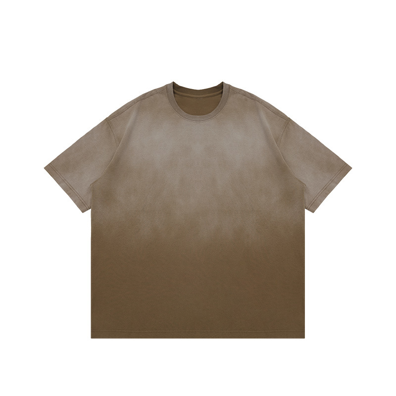 Title 8, Street Gradient Solid Wash Old T-shirt, urban s...