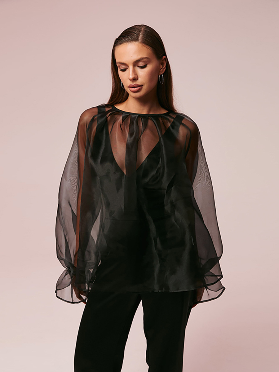 Title 9, Damen Fashion Mesh Transparent Shirt, ein stilv...