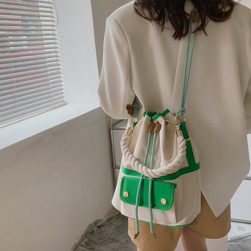 Bag Female Hand Bill Of Lading Shoulder Cross-body Bucket Bag