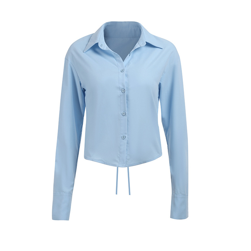Women's High-grade Strapping And Niche Design Shirt
