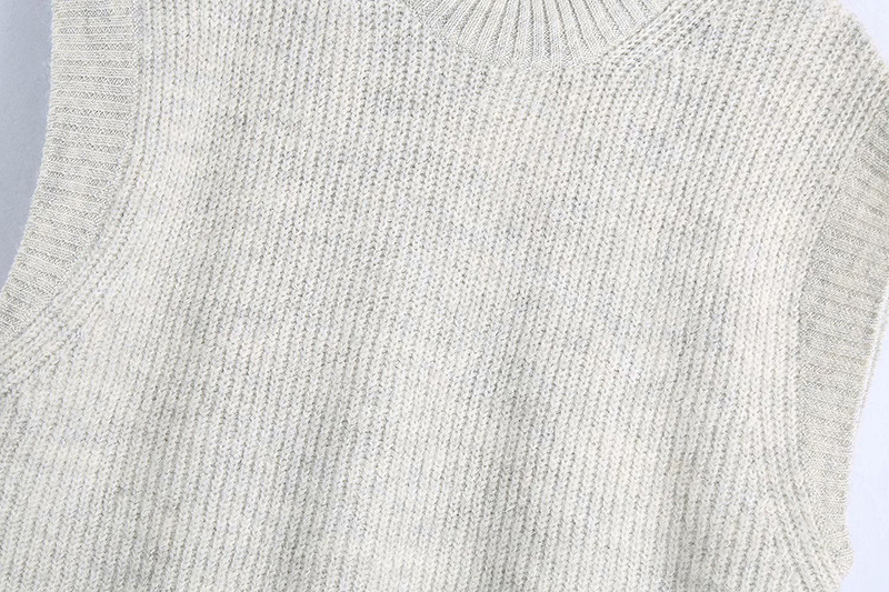 New Women's European Style Casual Loose V-neck Knitted Vest Vest