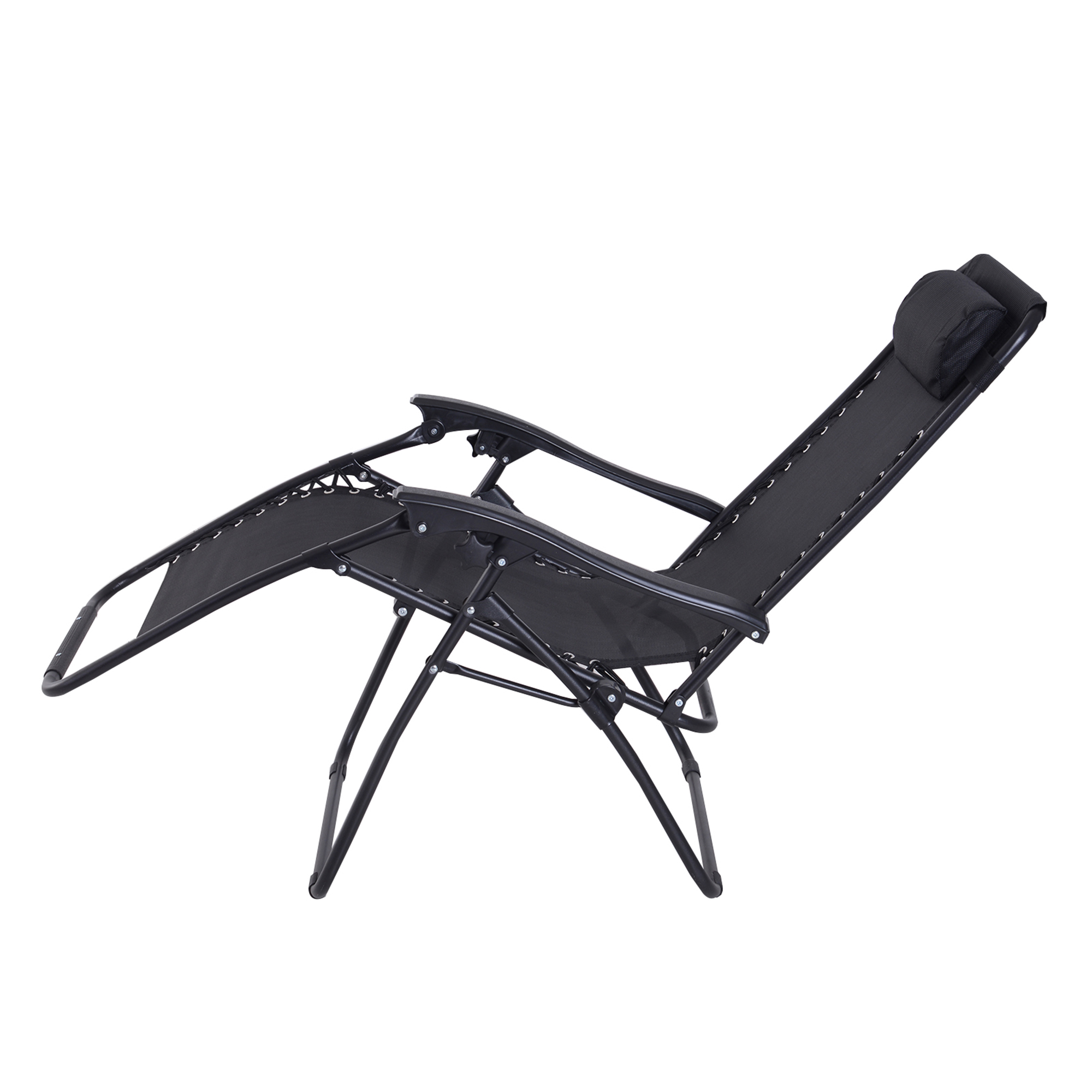 Zero Gravity Chair, Metal Frame, Teslin Fabric, Outdoor Folding Lounge — image 9