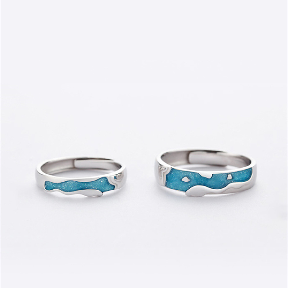 Title 1, Couple Fashion Sterling Silver Ring