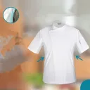 White Blouse With Short Sleeve