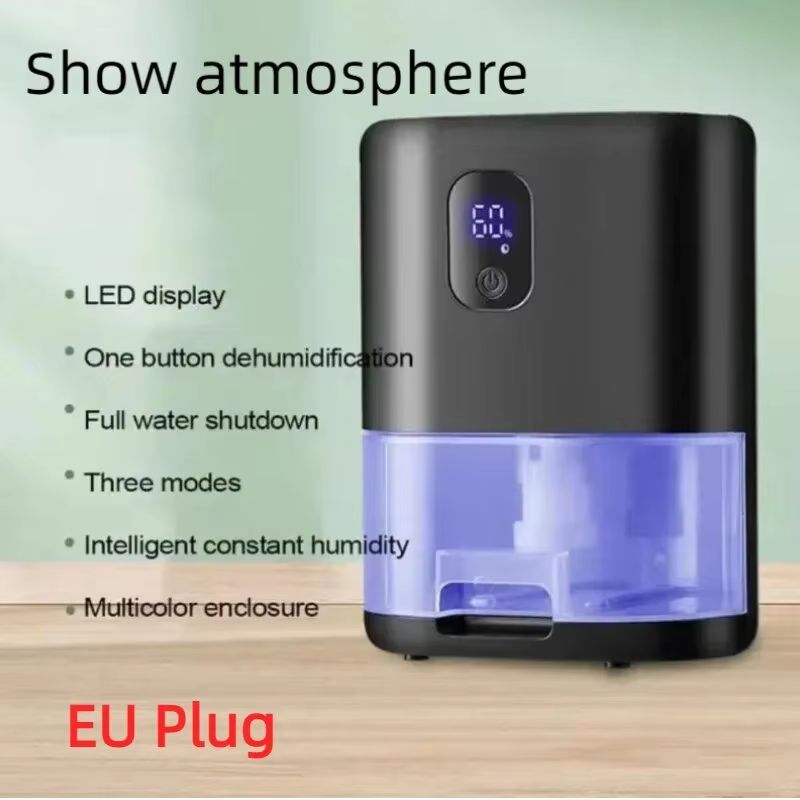 Portable Dehumidifier, 500-600ml Dehumidification Capacity