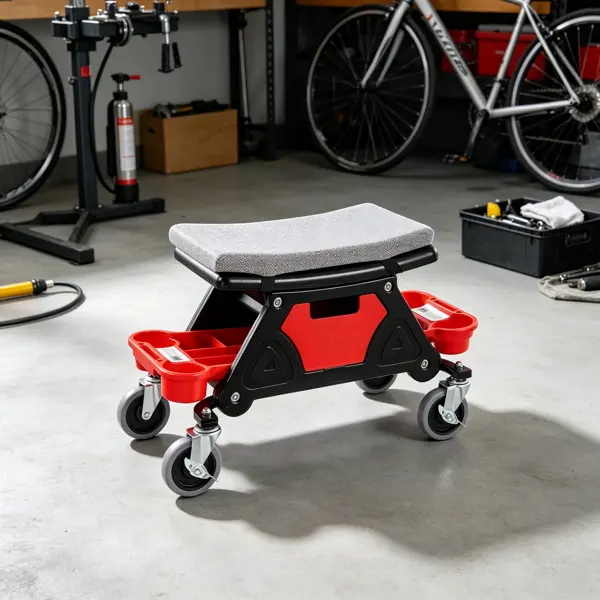 300 LBS Capacity Rolling Mechanic Stool