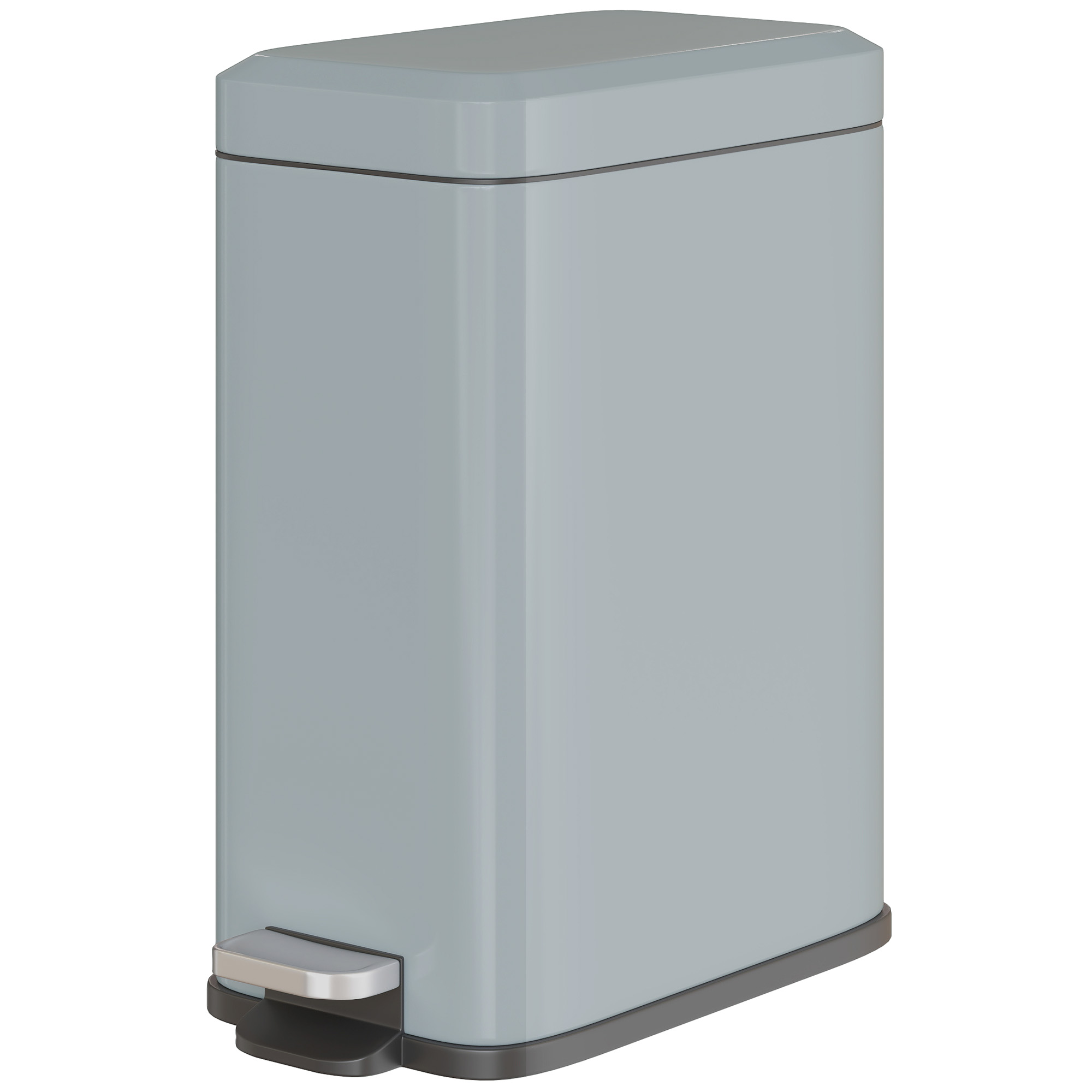 5-liter Rectangular Compact Garbage Bin, Steel Body, Detachable Silent — image 7
