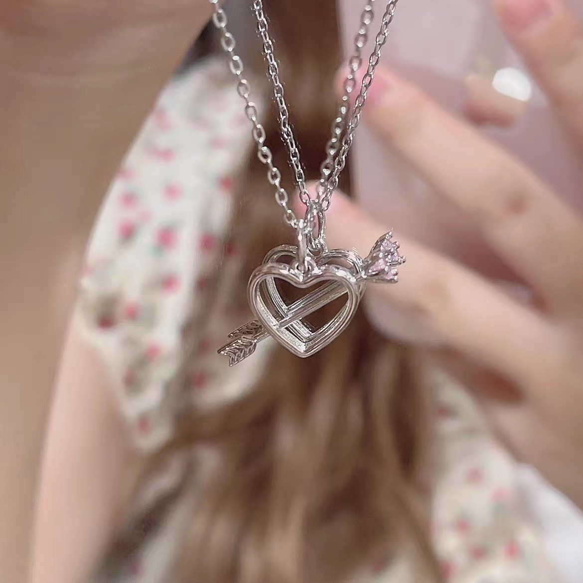 A Small Diamond Pierced The Clavicle Chain