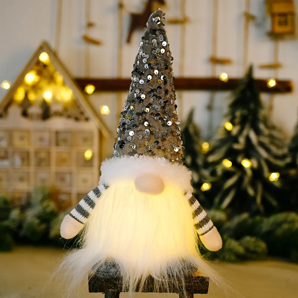Doll Christmas Glowing Faceless Doll Ornaments – image 4