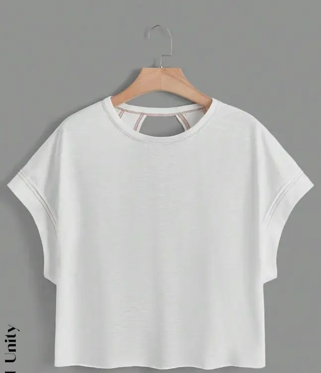 Unity Cut Out Back Batwing Sleeve Tee