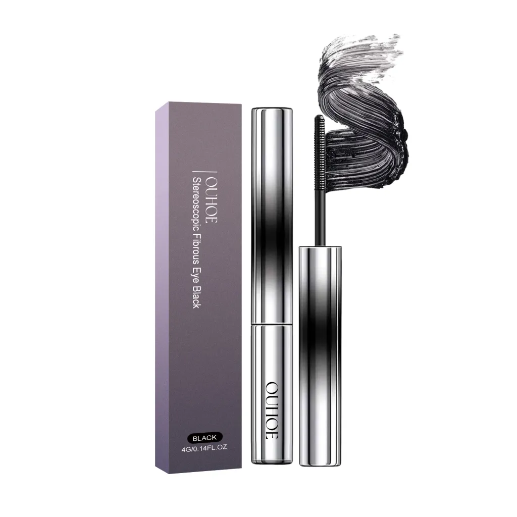 OUHOE Volume Mascara Volume, Curl, Waterproof, Lengthen, Volume, Curl, Hold & Smudge Mascara - 2Pcs
