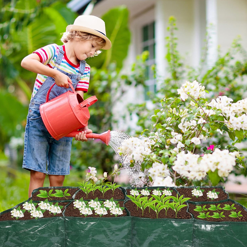 Heavy Duty Fabric Raised Bed Garden Flower Grow Bag For Vegetables Flowers Fruit