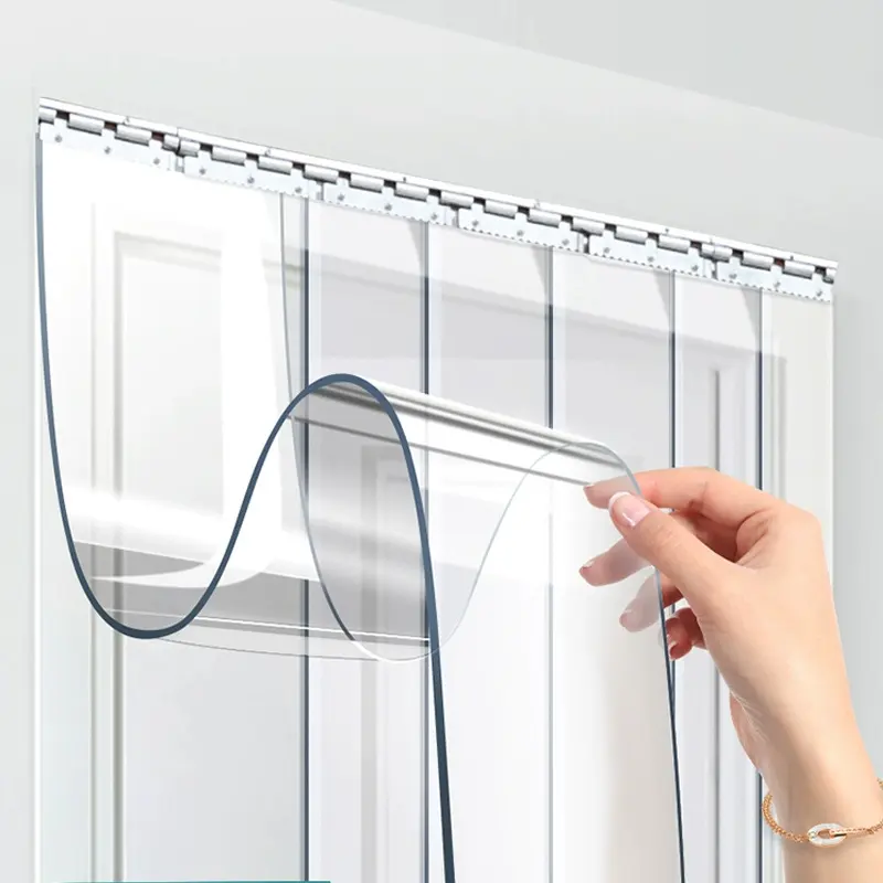 PVC Strip Door Curtain 7.87Inch Width 1.5mm