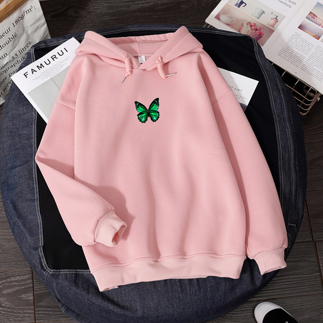 Title 6, Butterfly print hoodie