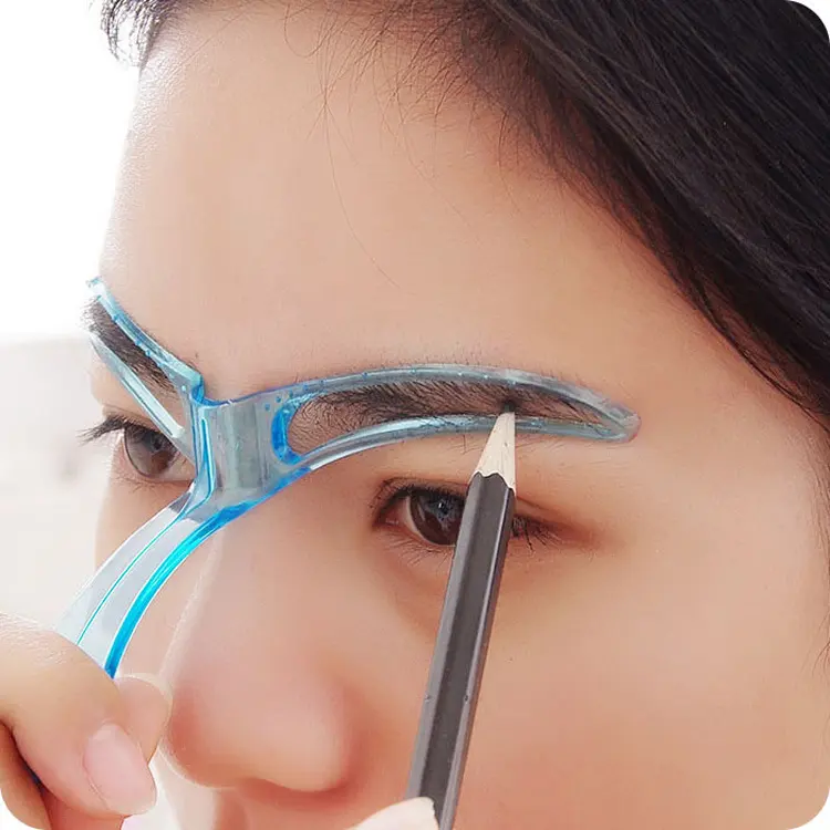 1pc Eyeliner Special Stencil Makeup Camb for Eyebrow Card