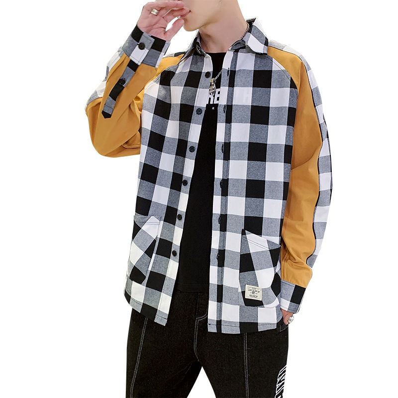 Men's New Fashion Plaid Shirt For Autumn And Winter