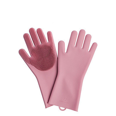 Title 5, Housework Cleaning Gloves Kitchen Silicone Rubb...