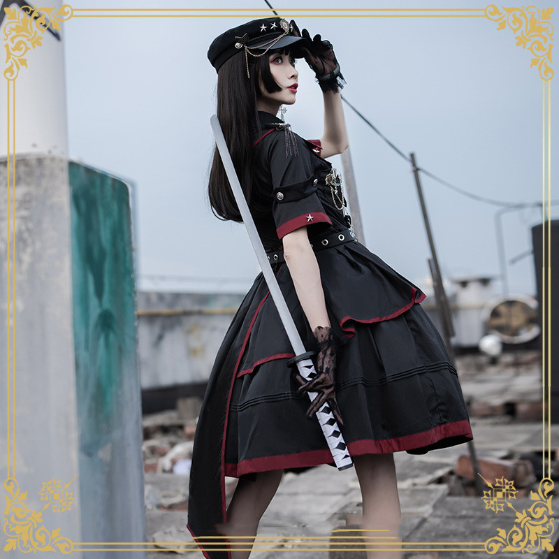 Polyester Military Dress, picture 2 of 7