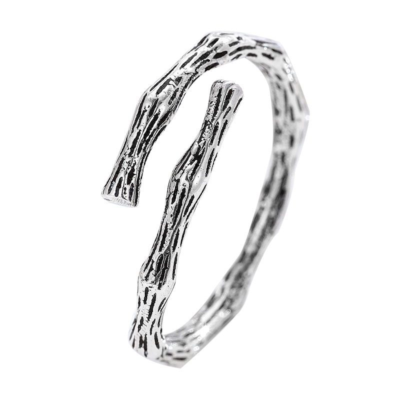 S925 sterling silver vintage linking branch ring