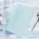 White Lines On Blue Background