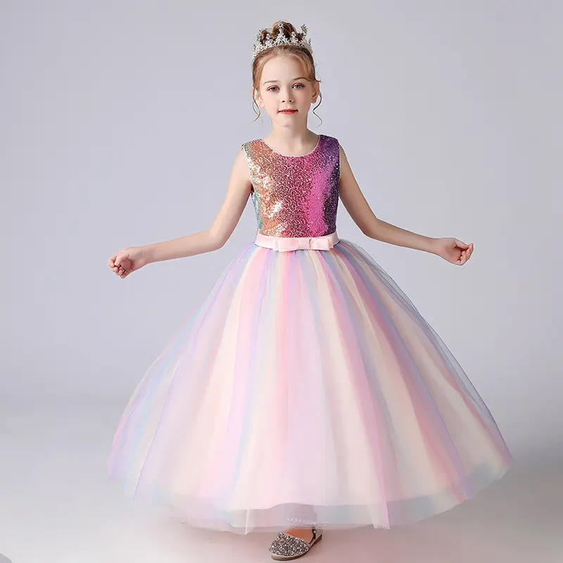 Dress Long Girl Skirt Performance Costume