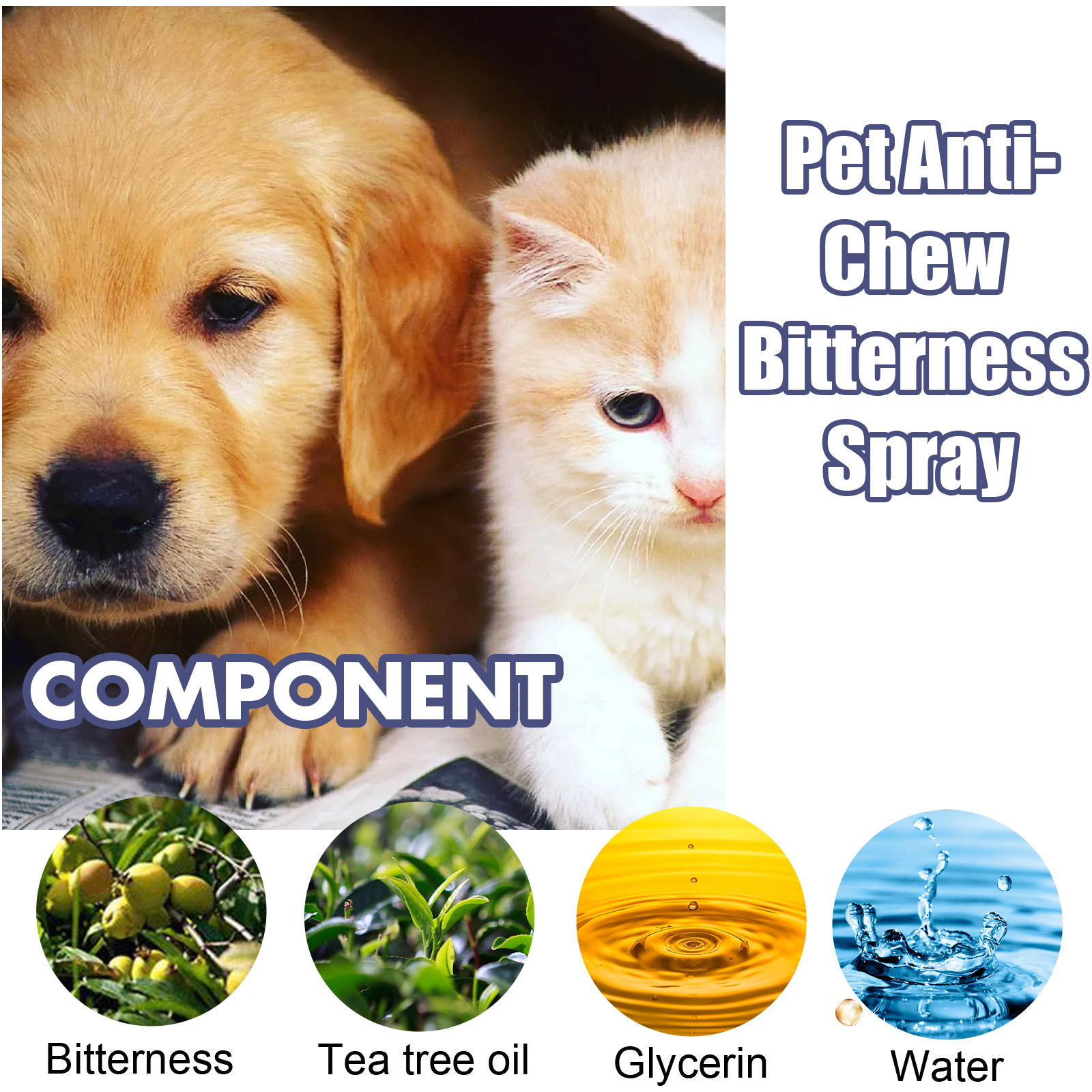 Spray To Prevent Dogs From Chewing Tables, Chairs And Legs From Scratching The Sofa