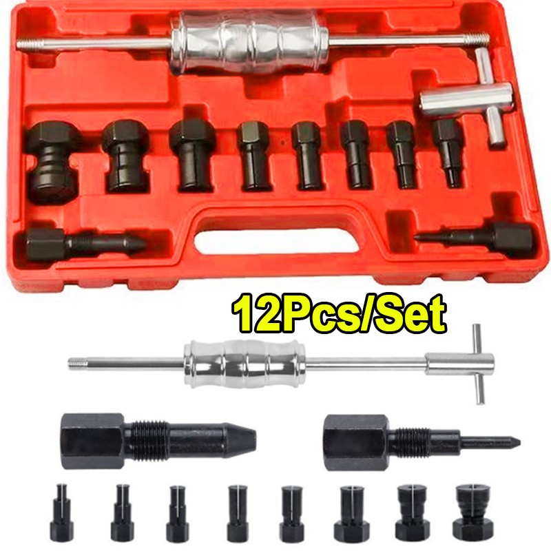 8-32mm Inner Bearing Puller Kit Set Remover Slide Hammer Blind Hole W Red Case — image 5