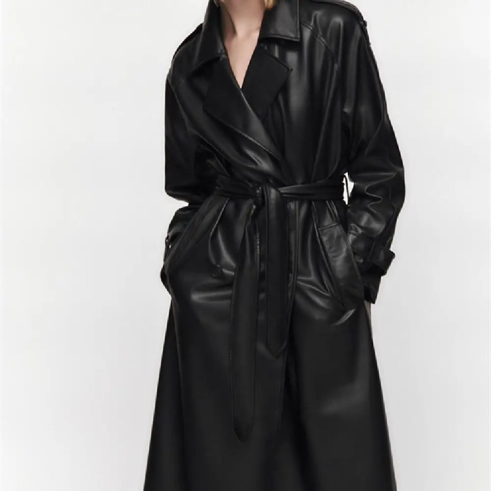 Women's Clothing AutumnLong Sleeve Slim Fit with Belt Imitation