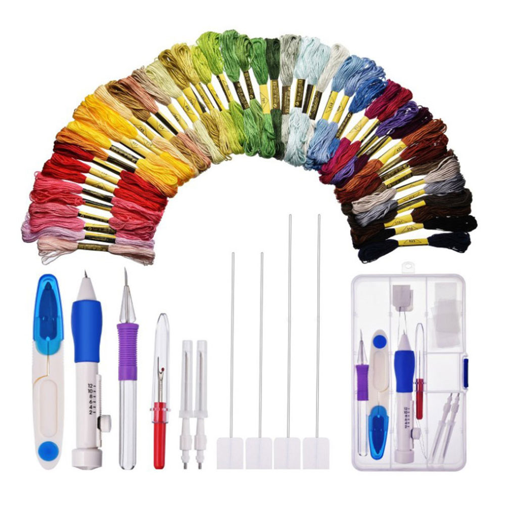 Embroidery Tools Poke Embroidery Set Embroidery Thread Set — image 1