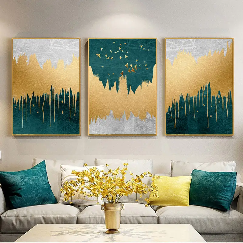 Abstract Landscape Wall Art Canvas Painting Nordic