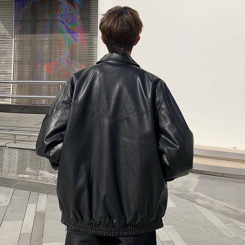 Vintage Paired Jacket For Men Loose Casual