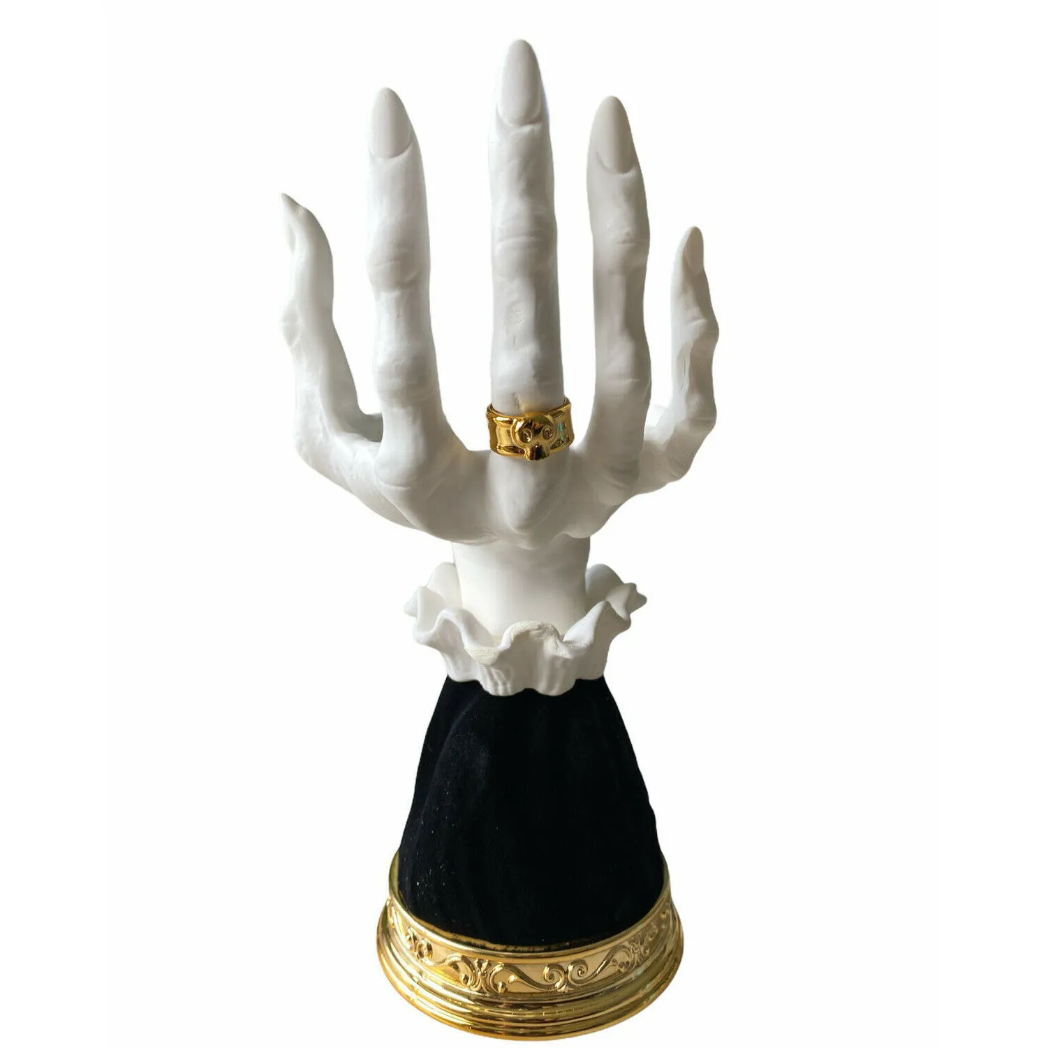 Halloween Palm Tray Candle Holder Halloween Witch Palm Candle Holder Decoration Home Decor – image 3