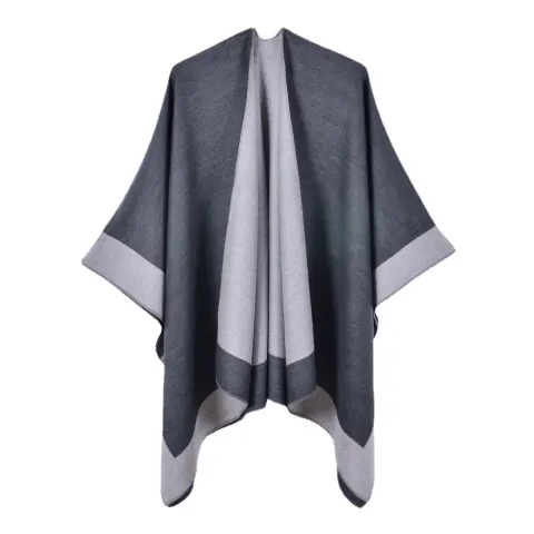 Women's Solid Split Shawl