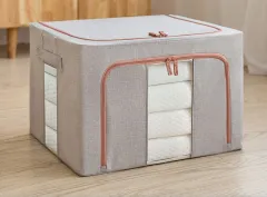 Large Capacity Waterproof Oxford Cloth Storage Box - Grey - View 1
