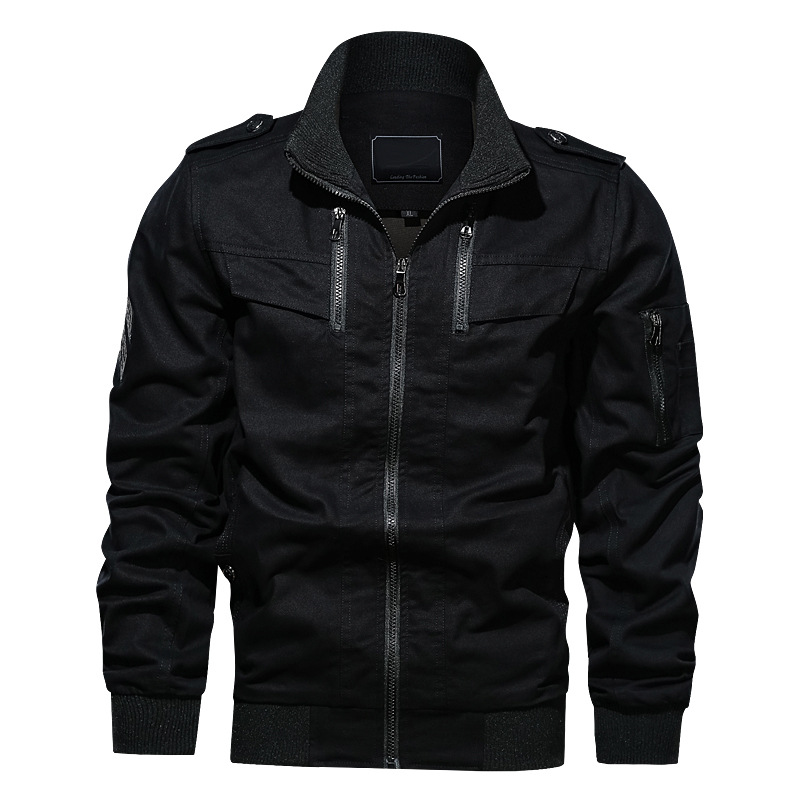 Title 5, Loose outdoor casual military work jacket