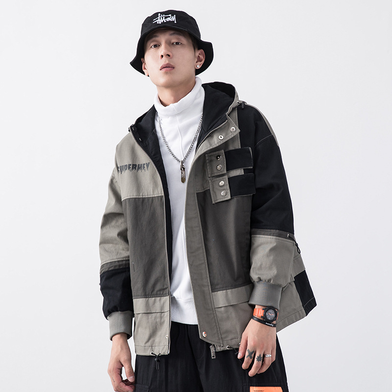 Hooded Oversized Loose Men's Jacket Casual Men