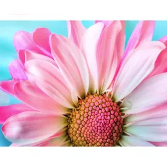 Fashion Household Floral Diamond Painting Cross Stitch - Pink - View 1
