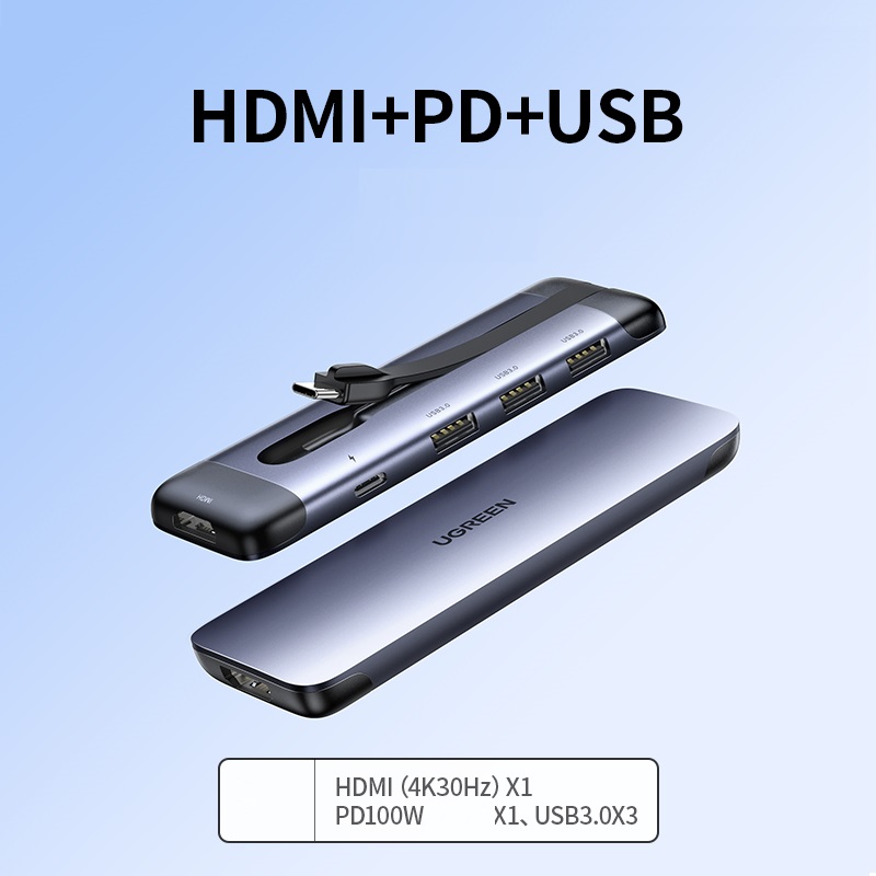 USB Dock Expansion Hub Adapter Converter Accessories for Laptop PC - 第 4/5 張圖片