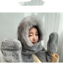 Fur Collar Grey