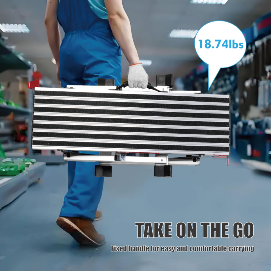 Folding Work Platform, Aluminum Drywall Stool Ladder, 660 Lbs Load Capacity... 6