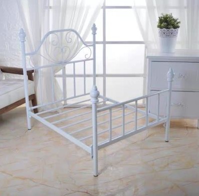 White bed frame