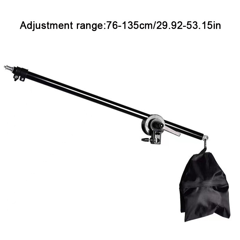 Studio Photo Video Light Stand Telescopic Boom Arm Holder