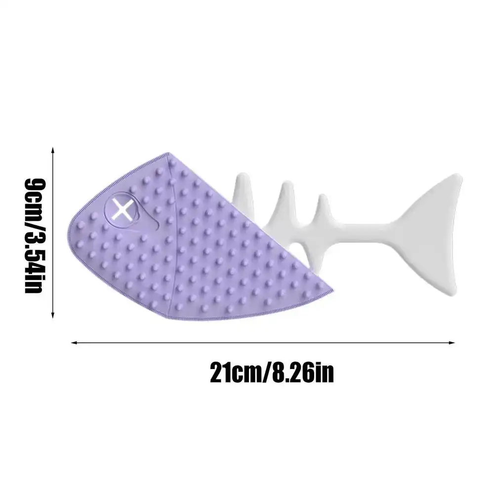 Cat Brushes For Indoor Cats Fishbone-Shaped Kitten Brush Detangling Brush Cute Dog Hair Brush Puppy Grooming Brush For Pets
