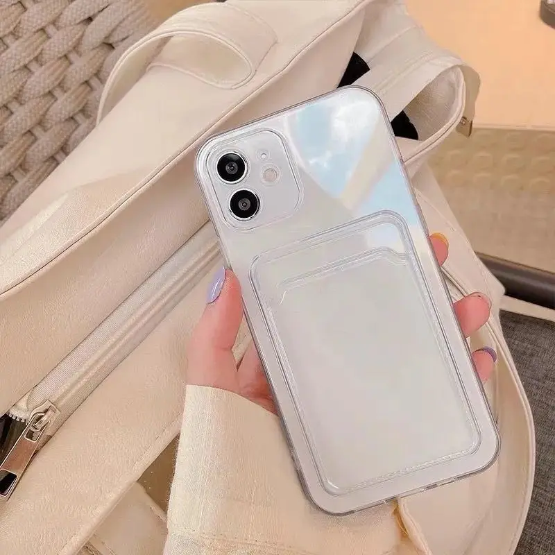 Women's Transparent Card Case Phone