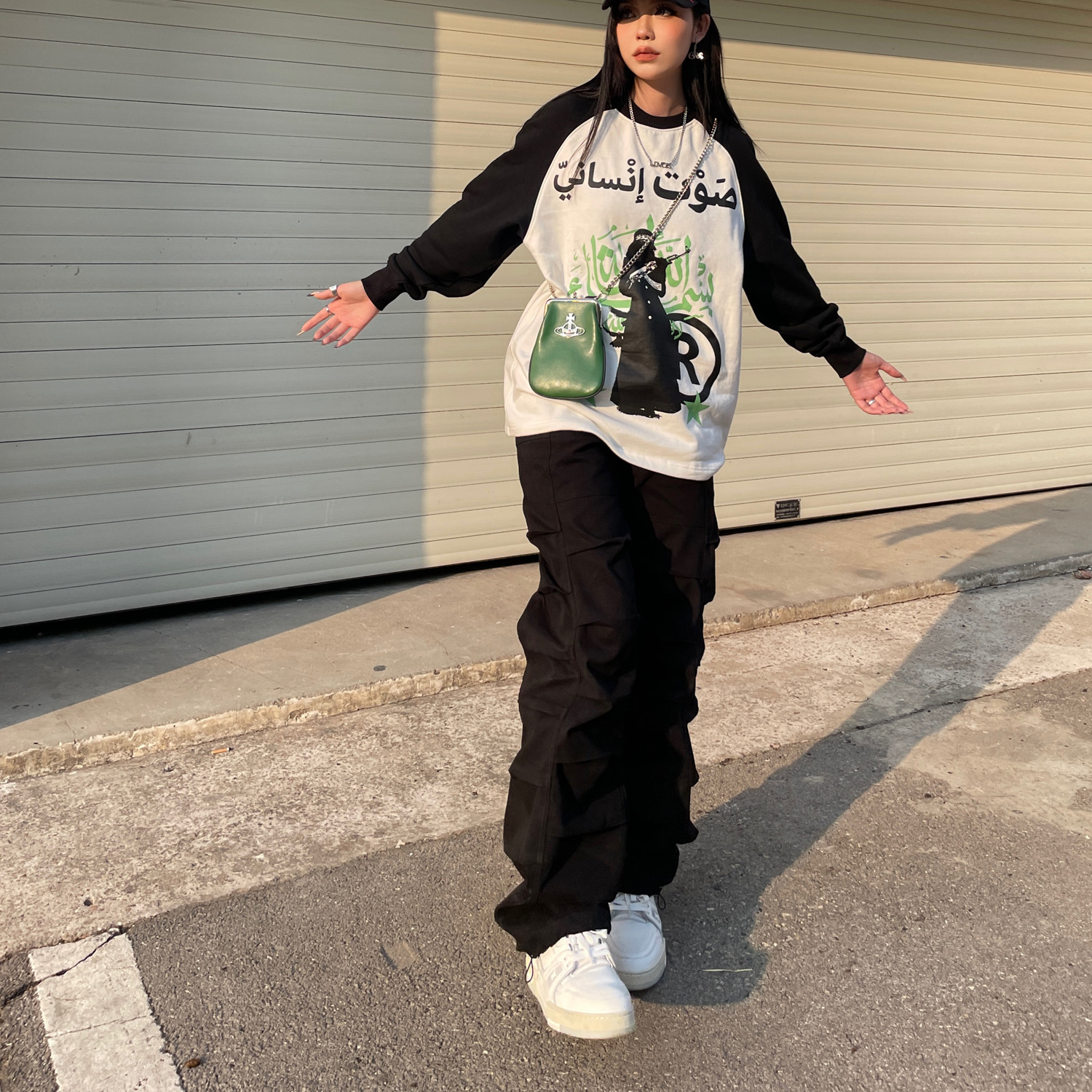 Loose Bottoming Shirt Hip Hop Fashion Brand