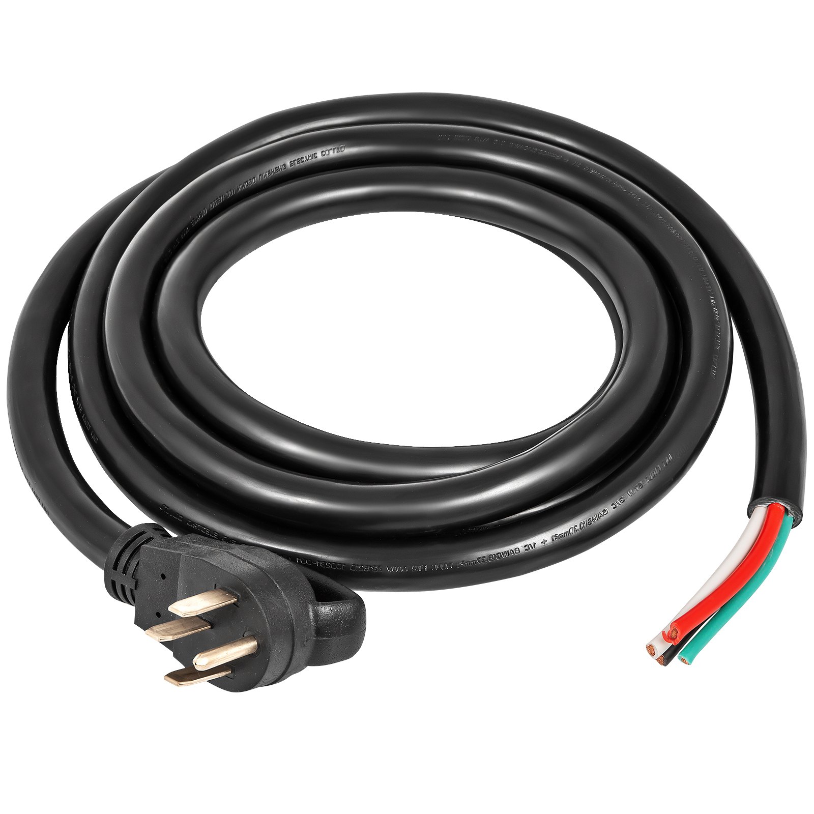 VEVOR 25Ft 50Amp Generator Extension Cord 6 Gauge STW Generator Cord Generator