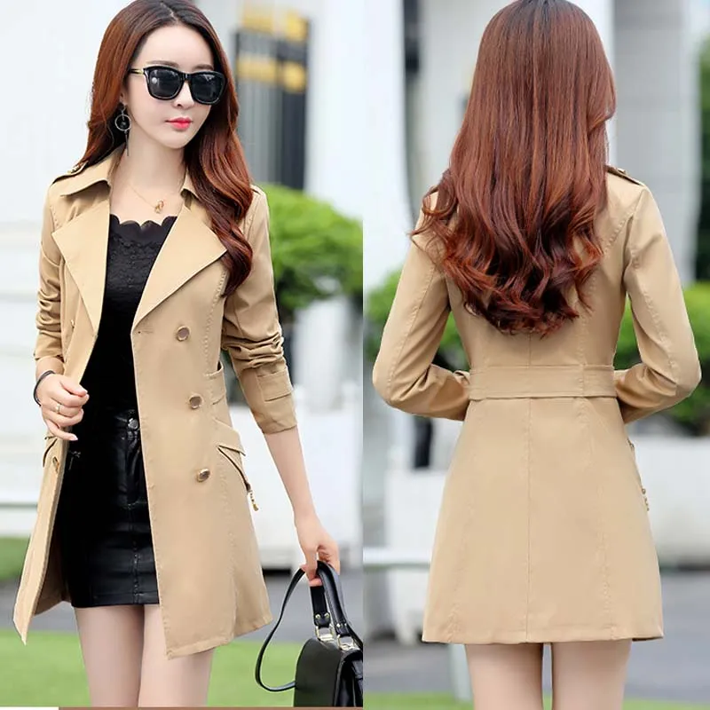 Fashion All-match Slim Women's - Khaki