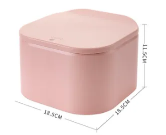 Eco friendly Mini Waste Bin Desktop Garbage Basket Pink - Shop at LoveMi